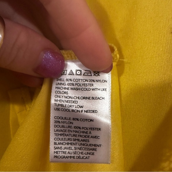 Elegant Yellow Lace Dress - Picture 7 of 7